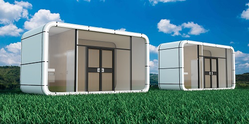 This apple cabin makes my heart flutter!