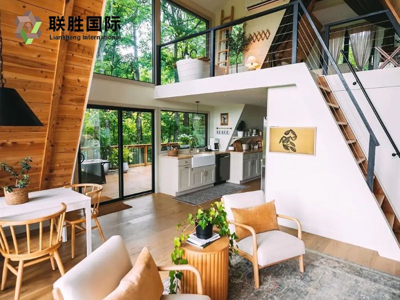 Deluxe Steel Structure Triangle Modular Prefabricated Small House